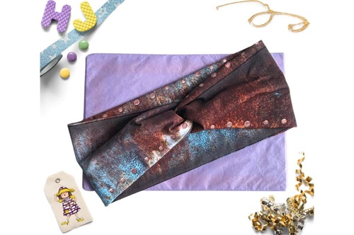 Buy  Faux Twist Headband Copper Rivets now using this page